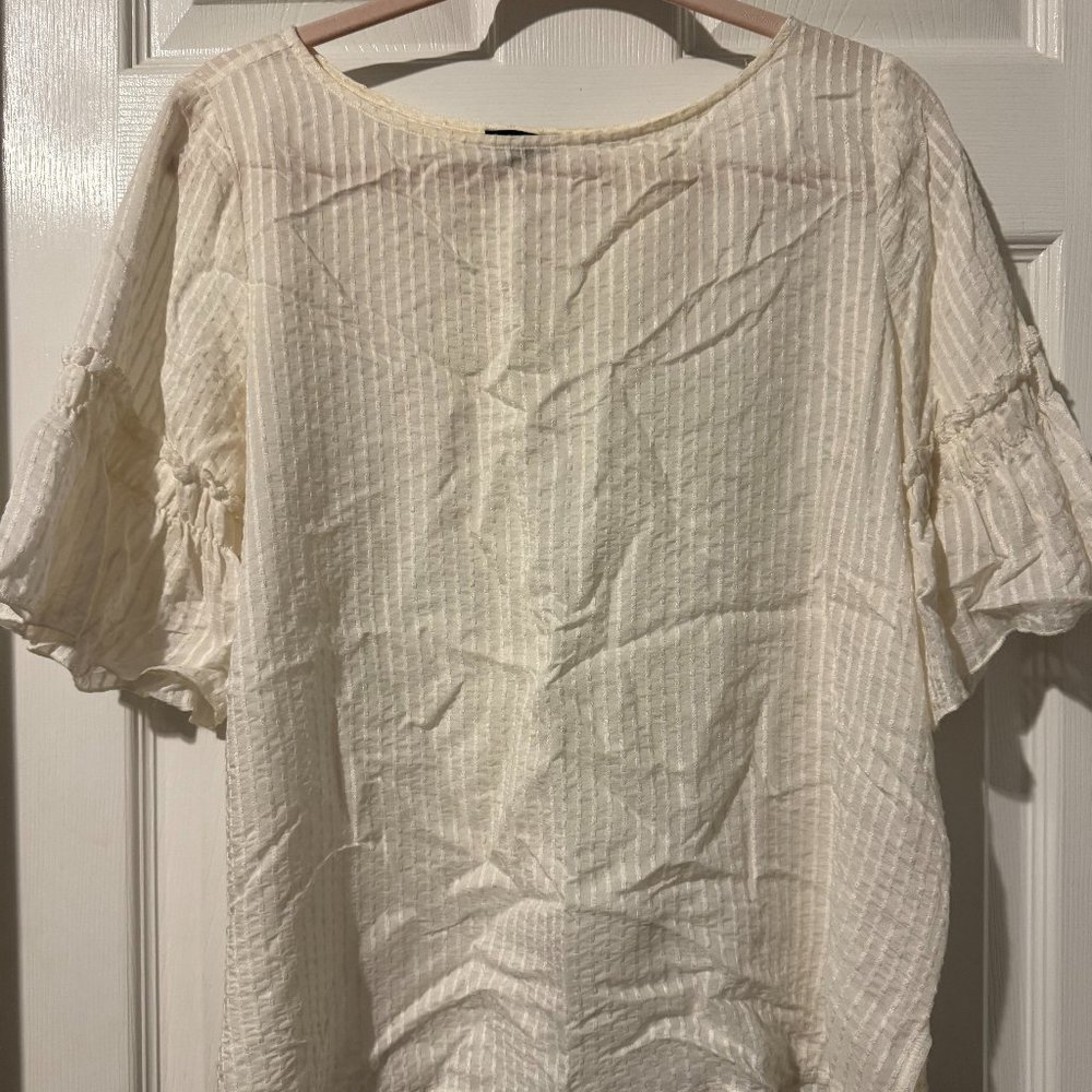 Cream, Lightweight Blouse, Ann Taylor